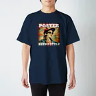 kazu_gのレトロ風ポスター（女性） Regular Fit T-Shirt