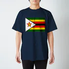お絵かき屋さんのジンバブエの国旗 スタンダードTシャツ