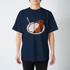 おにわにわにわにわとりの小屋のイヌカレー(皿つき) Regular Fit T-Shirt