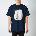 木ノ下商店の猫とリボンとちょうちょ スタンダードTシャツ