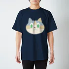 neuneunet.shopの人を見下す三毛キャット スタンダードTシャツ