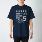 red smileの太眉ホワイティ Regular Fit T-Shirt