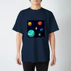 Ikinouchiのボイジャーくん(まいご) スタンダードTシャツ