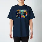 mackeyのこどもの頭の中の宇宙 Regular Fit T-Shirt