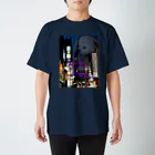 嶺音サラのショップのnight town… Regular Fit T-Shirt