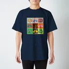 うさぎのきた道&のごばんのめCベタ スタンダードTシャツ