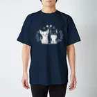 Mirino Merino（めりの）のチワワとクローバー（濃色向け） Regular Fit T-Shirt