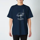 ねこのび屋のテルミンにゃんこ白ver. Regular Fit T-Shirt