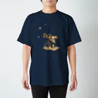 ButiCafe 　永富月来子のぼくの星みつけた　セピア　 スタンダードTシャツ