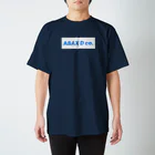 ABAX DIAMOND co.のABAX DIAMOND co. ネイビーボックスロゴ Regular Fit T-Shirt