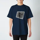 ハンバーガーショップ                           バーガーカフェホノホノのhonohonoくん やぶれ スタンダードTシャツ