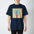mikomikio_szrの青いくまちゃん Regular Fit T-Shirt