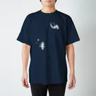 ねぼすけやの夜空にあそぶヤマネ Regular Fit T-Shirt