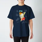 萩岩睦美のグッズショップのTシャツ　ポー＆リルフィ　濃色 スタンダードTシャツ