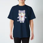 studio305のジトにゃん(ハチワレ) スタンダードTシャツ