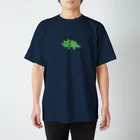 liKe meの恐竜さんTシャツ　グリーン スタンダードTシャツ