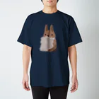 mendakoshopのウサギさんからワタがうわー スタンダードTシャツ