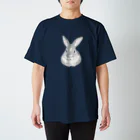 Mock’n Rollのシンプルなうさぎのモック　彩色ver. Regular Fit T-Shirt