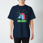 MY LONELY SPACEのSweet Dream Unicorn (Blue) Regular Fit T-Shirt