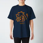 Stadio AZITO ～スタジオアジト～のStadioAZITO(おじ～）おれんじ スタンダードTシャツ