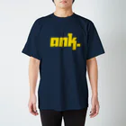 ank_xzのANK.紺×黄色 Regular Fit T-Shirt