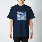 LUCENT LIFEの雲流 / Flowing clouds Regular Fit T-Shirt