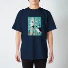 イラストレーター おおでゆかこの灯台下のクジラ Regular Fit T-Shirt