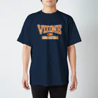 viiineのviiine カレッジロゴTシャツ Regular Fit T-Shirt