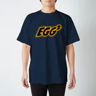EGG²の"Navy" EGG² Logo T-shirts Regular Fit T-Shirt