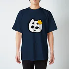 あおちゃぽこの花飾りぽこにゃん スタンダードTシャツ