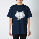 ひつじこのお店のベロ出しオオカミ（白） スタンダードTシャツ