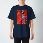 CAUCのGeisha&Cat スタンダードTシャツ