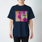 大正舘ゲイジュツ 天狗レーベル の北アルプス雷鳥Love＆Peace Regular Fit T-Shirt