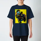 月が輝くこんな夜にの膝 スタンダードTシャツ