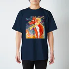 おーしまの島の龍神　 (赤) Regular Fit T-Shirt