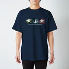 雁花工房（寄付アイテム販売中です）のハクガン３羽飛翔横 Regular Fit T-Shirt