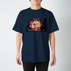 水彩屋の月を抱く太陽 Regular Fit T-Shirt