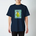 榛原ペンギン美術館(物販部)のセキセイインコ『しおさい』 Regular Fit T-Shirt