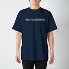 7IRO GLAMOUROUSの※ノエルなし白文字 7IRO GLAMOUROUSシンプルロゴ  Regular Fit T-Shirt