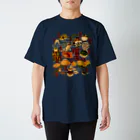 花日和 畳の蛙妖怪 Regular Fit T-Shirt