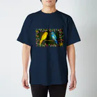 和歌の黄色と青のセキセイインコ Regular Fit T-Shirt