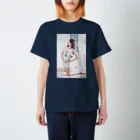 ネタのタネの全裸少女Tシャツ（flower） スタンダードTシャツ