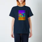 Kouta^の柄物【紫橙】 Regular Fit T-Shirt