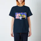 ぱくぱくショップのおすとかき氷 スタンダードTシャツ