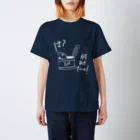 lonesuke's shopのキレてるさば缶（白文字） スタンダードTシャツ