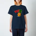 MZグラフィックスのパイナップル　YES Regular Fit T-Shirt