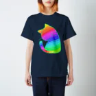 ポイズン抹茶の虹色猫 Regular Fit T-Shirt