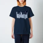 Naa Piano Music (ピアノデザインコレクション)のブルーピアノ(大) Regular Fit T-Shirt