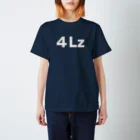 ストアヒガサ　SUZURI店の４Lz（文字：白） スタンダードTシャツ