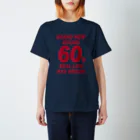 キッズモード某のROUND60 / 還暦＆アラ還を軽やかにすごすロゴ Regular Fit T-Shirt